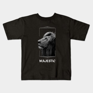 Majestic lion Kids T-Shirt